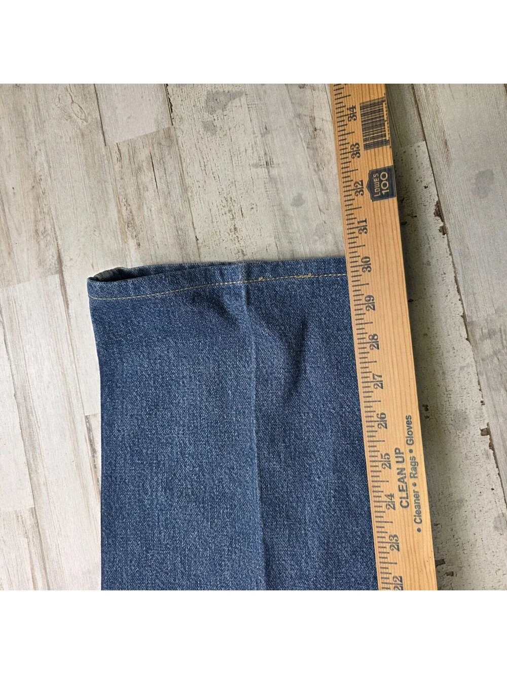 Wrangler Jeans Men 35x32 Blue 13MGSHD Cowboy Cut Denim Workwear George Strait